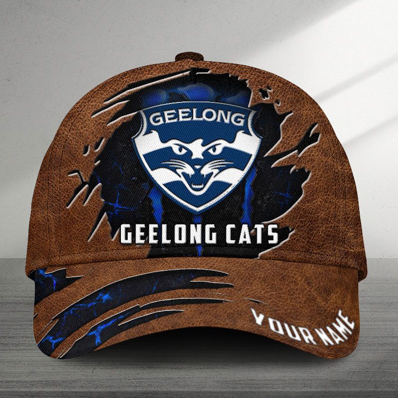 AFL Geelong Cats Sports Custom Name Classic Cap Gift For Fans AFL Geelong Cats Sports Custom Name Classic Cap Gift For Fans
