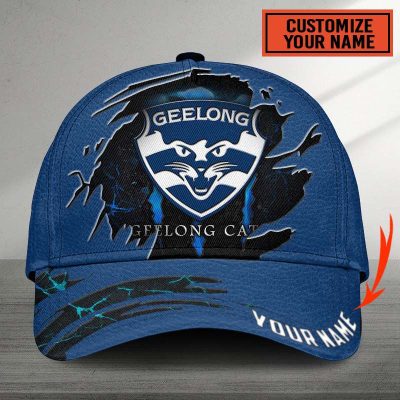 AFL Geelong Cats Sports Custom Name Classic Cap Gift For Fans