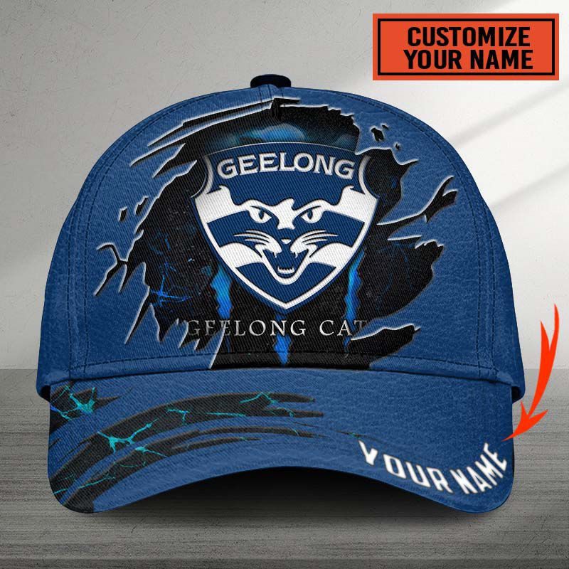 AFL Geelong Cats Sports Custom Name Classic Cap Gift For Fans AFL Geelong Cats Sports Custom Name Classic Cap Gift For Fans