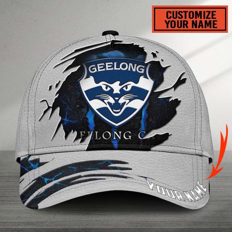 AFL Geelong Cats Sports Custom Name Classic Cap Gift For Fans AFL Geelong Cats Sports Custom Name Classic Cap Gift For Fans