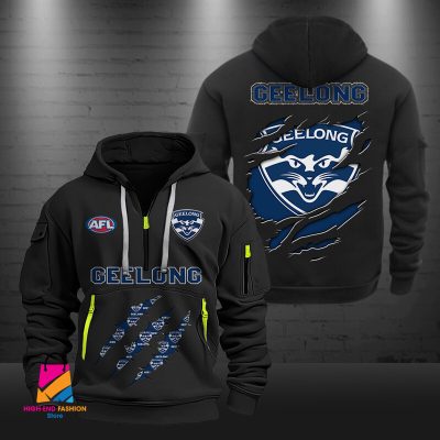 AFL Geelong Football Half-zip Hoodie Gift For Fans