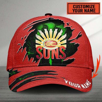 AFL Gold Coast Suns Sports Custom Name Classic Cap Gift For Fans