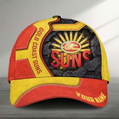 AFL Gold Coast Suns Sports Custom Name Classic Cap Gift For Fans