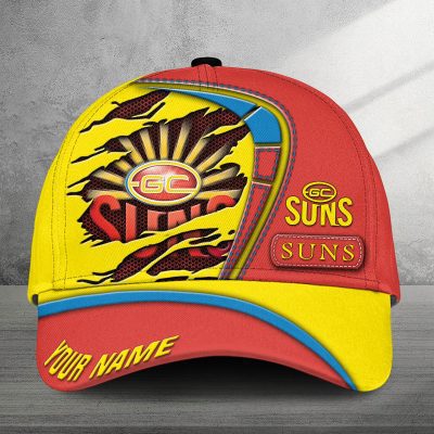 AFL Gold Coast Suns Sports Custom Name Classic Cap Gift For Fans