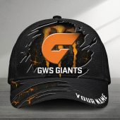 AFL GWS Giants Sports Custom Name Classic Cap Gift For Fans