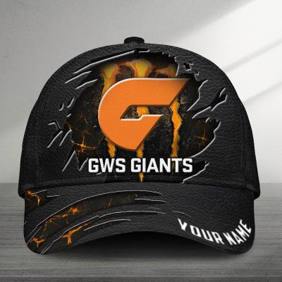 AFL GWS Giants Sports Custom Name Classic Cap Gift For Fans