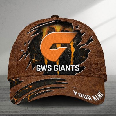 AFL GWS Giants Sports Custom Name Classic Cap Gift For Fans