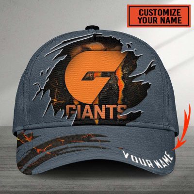 AFL GWS Giants Sports Custom Name Classic Cap Gift For Fans