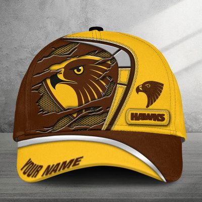 AFL Hawthorn Football Sports Custom Name Classic Cap Gift For Fans