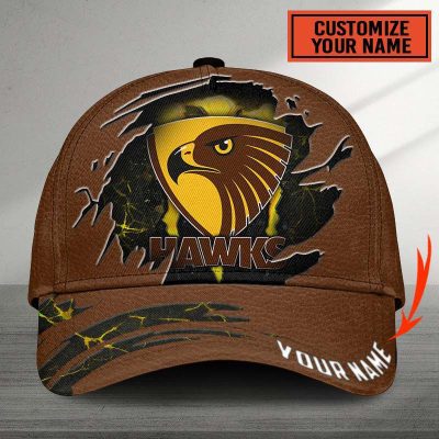 AFL Hawthorn Football Sports Custom Name Classic Cap Gift For Fans