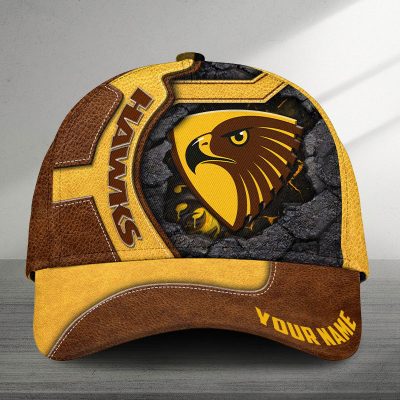 AFL Hawthorn Football Sports Custom Name Classic Cap Gift For Fans