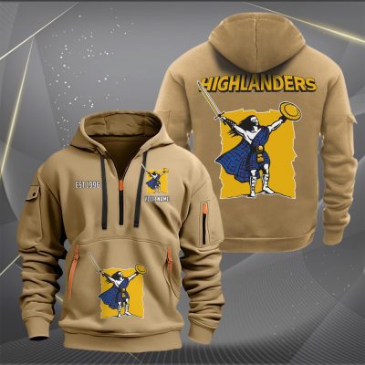 Super Rugby Highlanders Personalized Half-zip Hoodie Gift For Fans