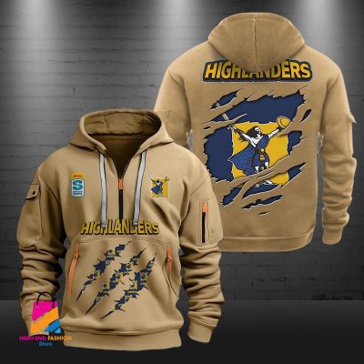 Super Rugby Highlanders Half-zip Hoodie Gift For Fans