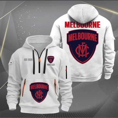 AFL Melbourne Personalized Half-zip Hoodie Gift For Fans