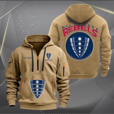Super Rugby Melbourne Rebels Personalized Half-zip Hoodie Gift For Fans