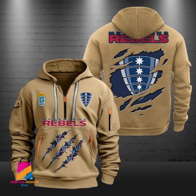 Super Rugby Melbourne Rebels Half-zip Hoodie Gift For Fans