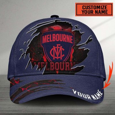 AFL Melbourne Sports Custom Name Classic Cap Gift For Fans
