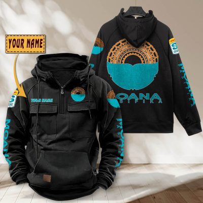 Super Rugby Moana Pasifika Personalized Half-zip Hoodie Gift For Fans