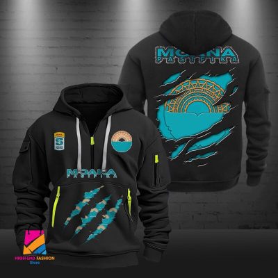 Super Rugby Moana Pasifika Half-zip Hoodie Gift For Fans