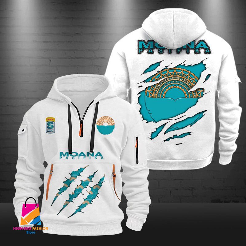 Super Rugby Moana Pasifika Half-zip Hoodie Gift For Fans Super Rugby Moana Pasifika Half-zip Hoodie Gift For Fans