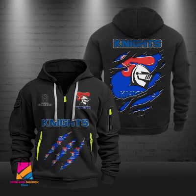 NRL Newcastle Knights Half-zip Hoodie Gift For Fans