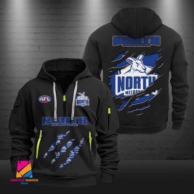 AFL North Melbourne Football Half-zip Hoodie Gift For Fans