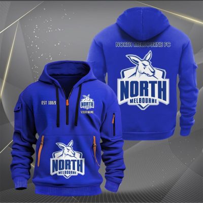 AFL North Melbourne Personalized Half-zip Hoodie Gift For Fans