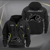 NRL Penrith Panthers Personalized Half-zip Hoodie Gift For Fans
