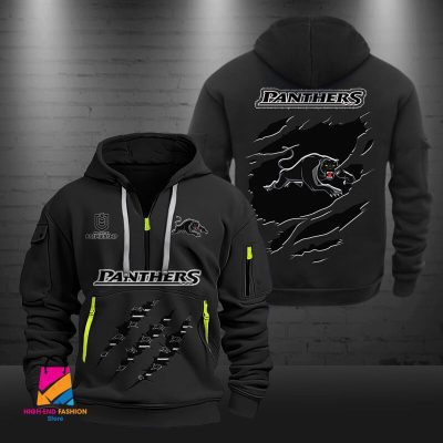 NRL Penrith Panthers Half-zip Hoodie Gift For Fans
