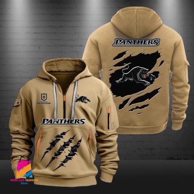 NRL Penrith Panthers Half-zip Hoodie Gift For Fans