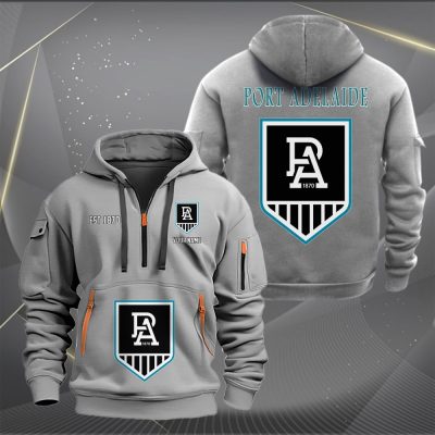 AFL Port Adelaide Power Personalized Half-zip Hoodie Gift For Fans