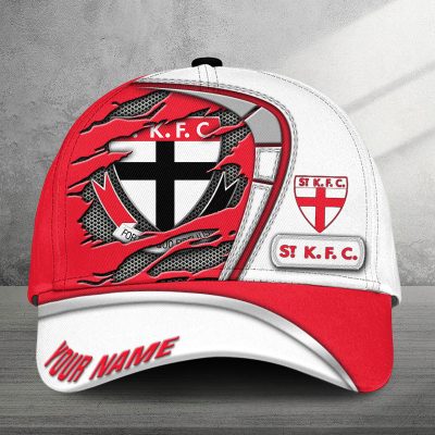 AFL St Kilda Sports Custom Name Classic Cap Gift For Fans