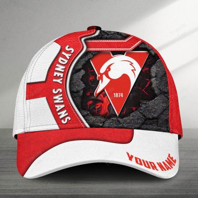 AFL Sydney Swans Sports Custom Name Classic Cap Gift For Fans