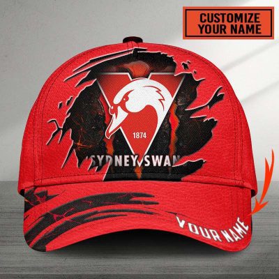 AFL Sydney Swans Sports Custom Name Classic Cap Gift For Fans