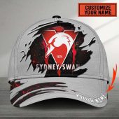 AFL Sydney Swans Sports Custom Name Classic Cap Gift For Fans