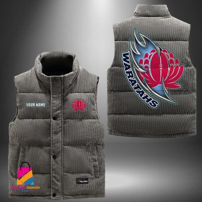 Super Rugby Waratahs Personalized Style Sleeveless Puffer Jacket Gift For Fans