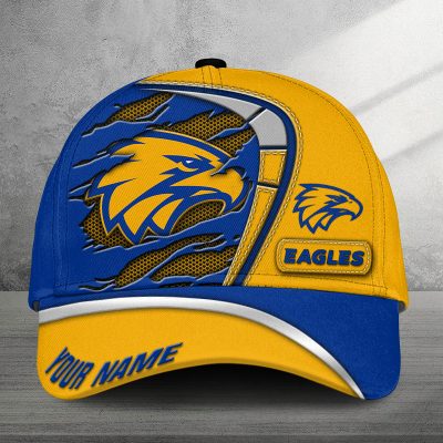 AFL West Coast Eagles Sports Custom Name Classic Cap Gift For Fans