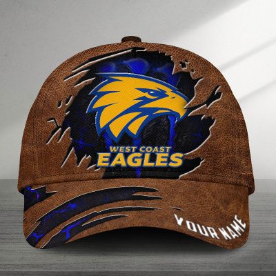 AFL West Coast Eagles Sports Custom Name Classic Cap Gift For Fans
