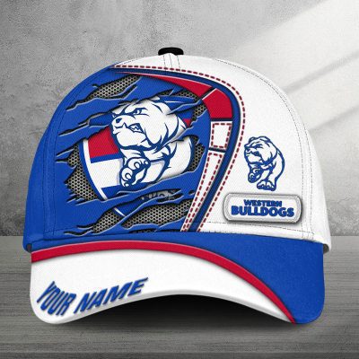 AFL Western Bulldogs Sports Custom Name Classic Cap Gift For Fans