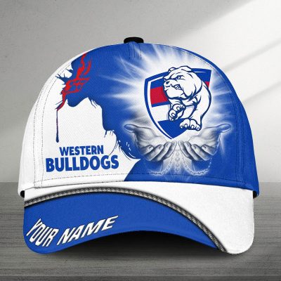 AFL Western Bulldogs Sports Custom Name Classic Cap Gift For Fans