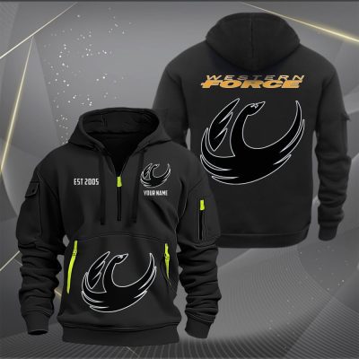 Super Rugby Western Force Personalized Half-zip Hoodie Gift For Fans