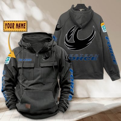 Super Rugby Western Force Personalized Half-zip Hoodie Gift For Fans