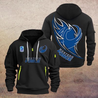 Super Rugby Western Force Half-zip Hoodie Gift For Fans
