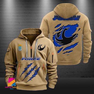 Super Rugby Western Force Half-zip Hoodie Gift For Fans