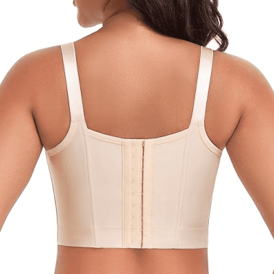 Women’s Deep V Push Up Bra Underwire Support Sport Back Seamless Lingerie