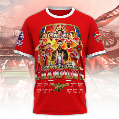 Arsenal 2026 4th Champions Tshirt Hoodie Football Fan Gift