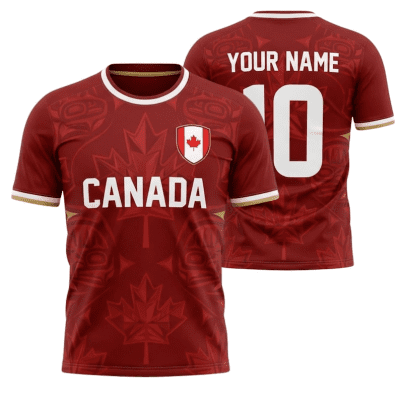 Personalized Canada Soccer jersey v1