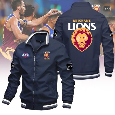 AFL Brisbane Lions Custom Name Lapel Jacket
