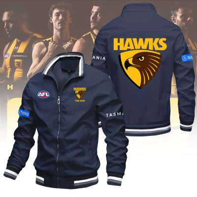 AFL Hawthorn Hawks Custom Name Lapel Jacket