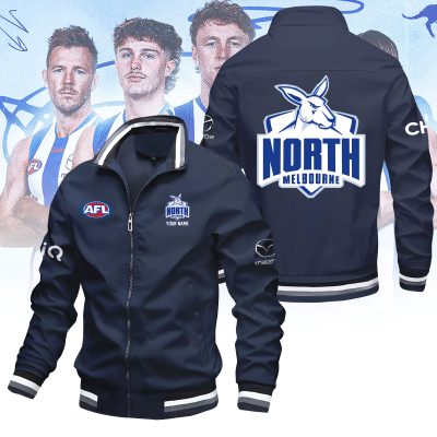 AFL North Melbourne Kangaroos Custom Name Lapel Jacket
